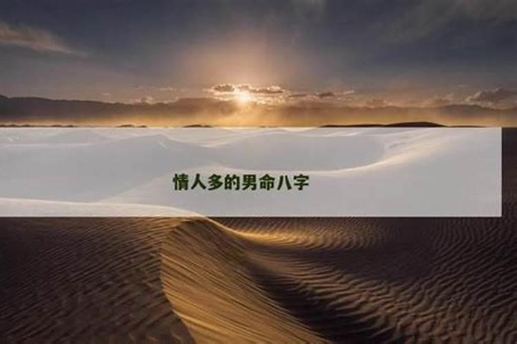 男命情人多的八字？