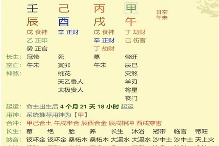八字算命反推时辰