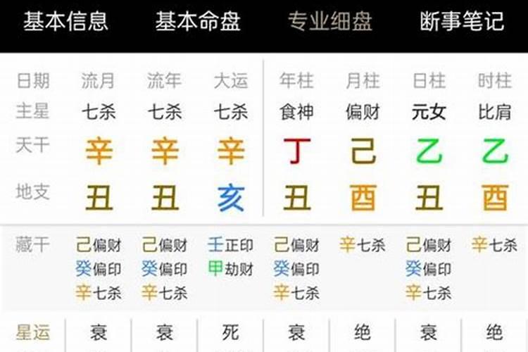 怎么知道自己的八字有没有七杀？