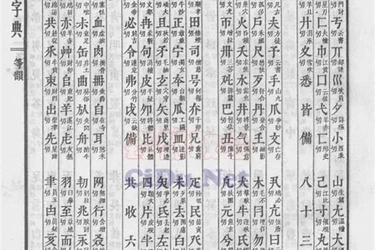 起名字典