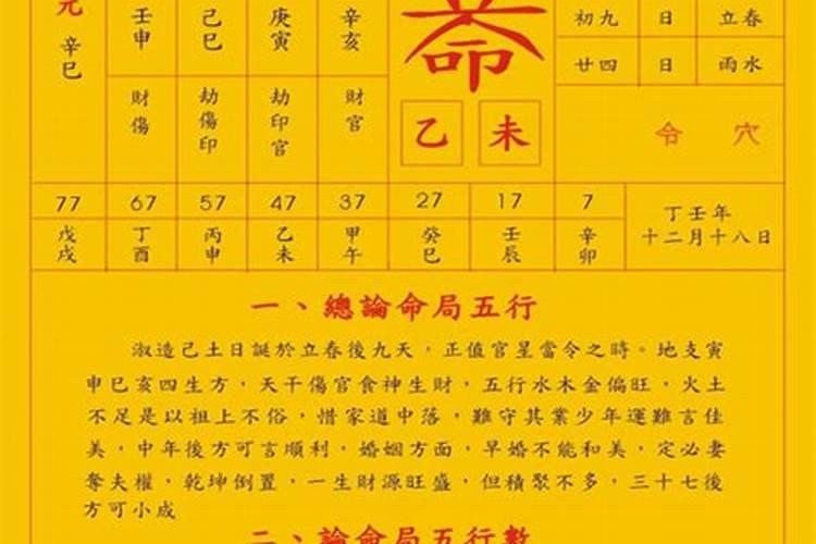 八字详批能推算什么？