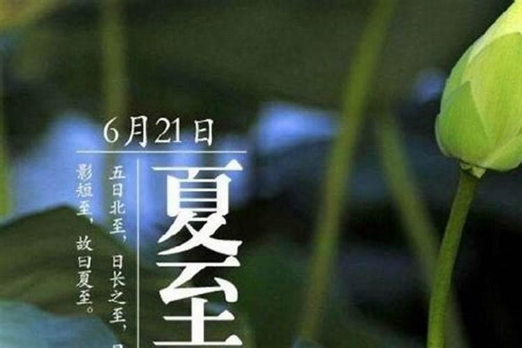 我想看夏至是哪一天？