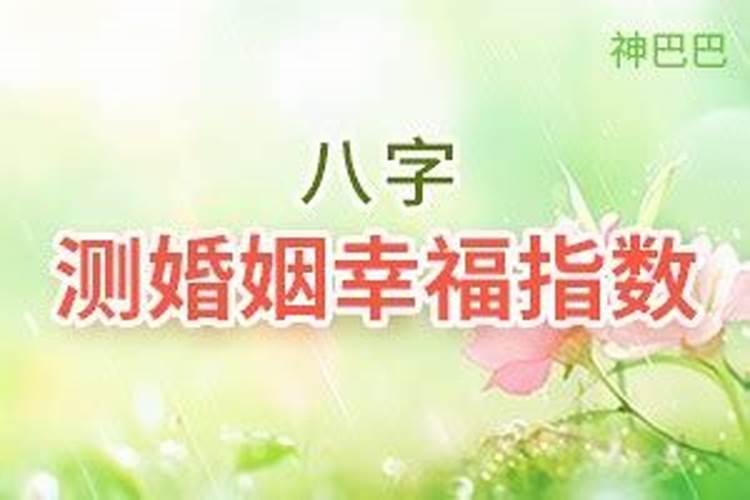 测八字婚姻幸福指数