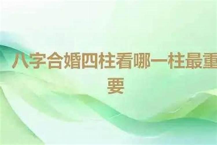 八字四柱哪一柱最重要？