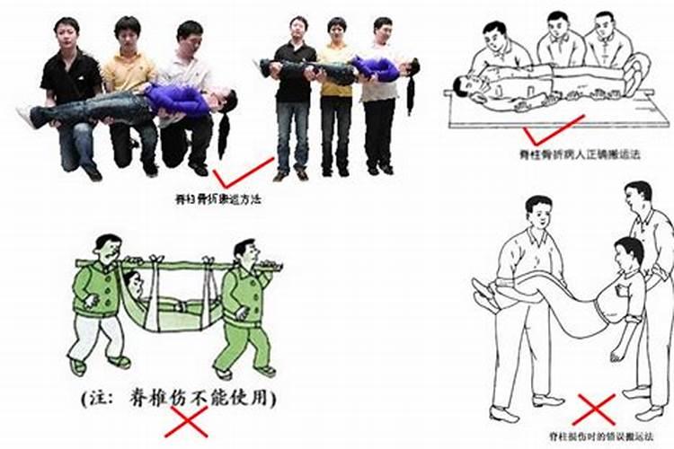 骨折伤员的转运方法