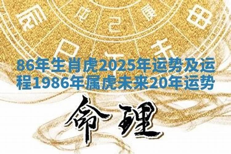 86年出生的虎一生运势