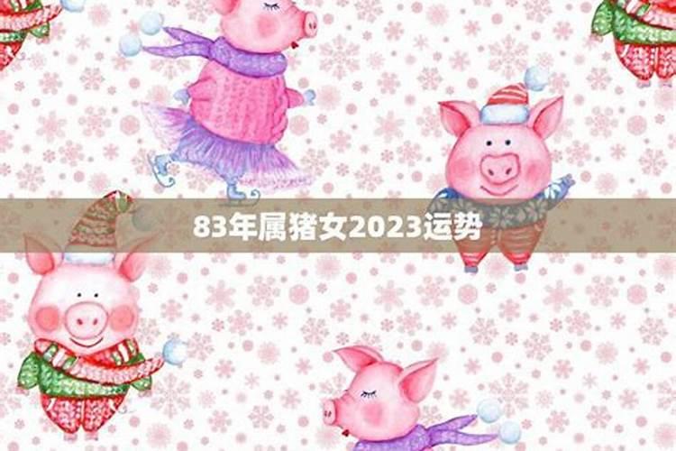 83年属猪今年运势女