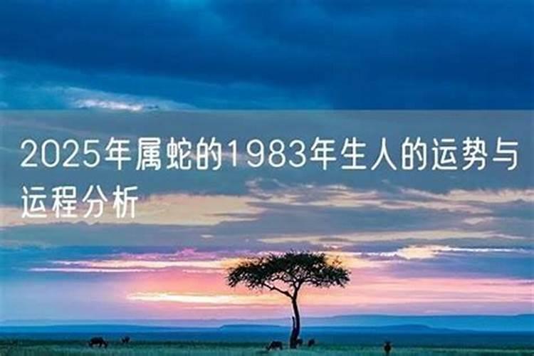 1983年生人2026年运势