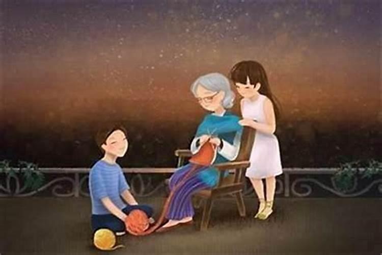 死去的老人灵魂待在家里