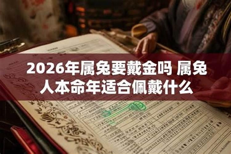 本命年为啥要戴金？