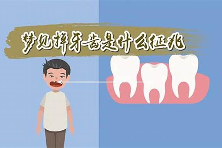 梦见掉牙齿一大把掉了一半