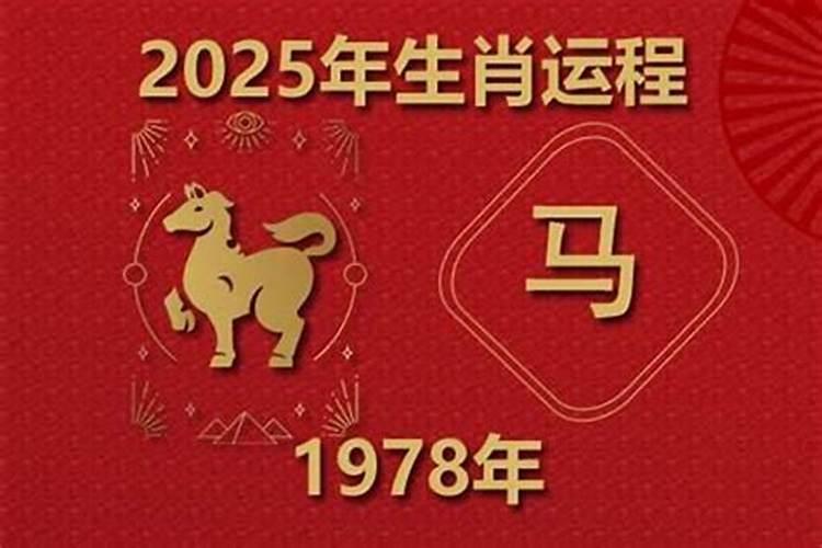 1978年马的一生运势