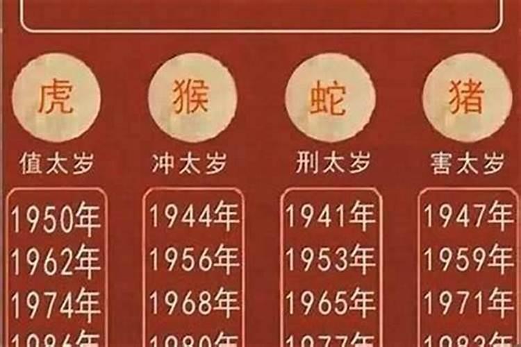 属蛇的哪些年份犯太岁？