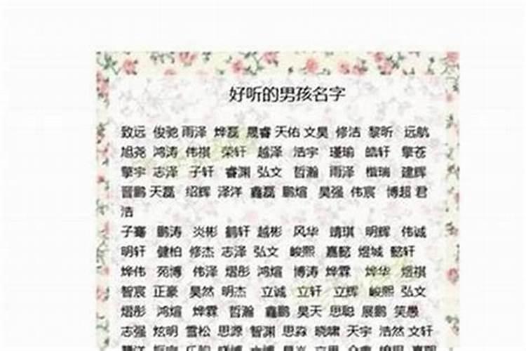 给小孩取名男孩姓沈