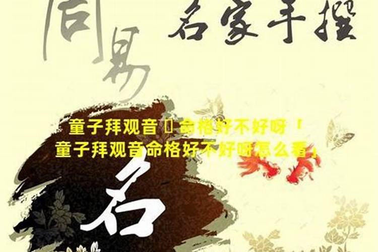 什么是观音童子命？