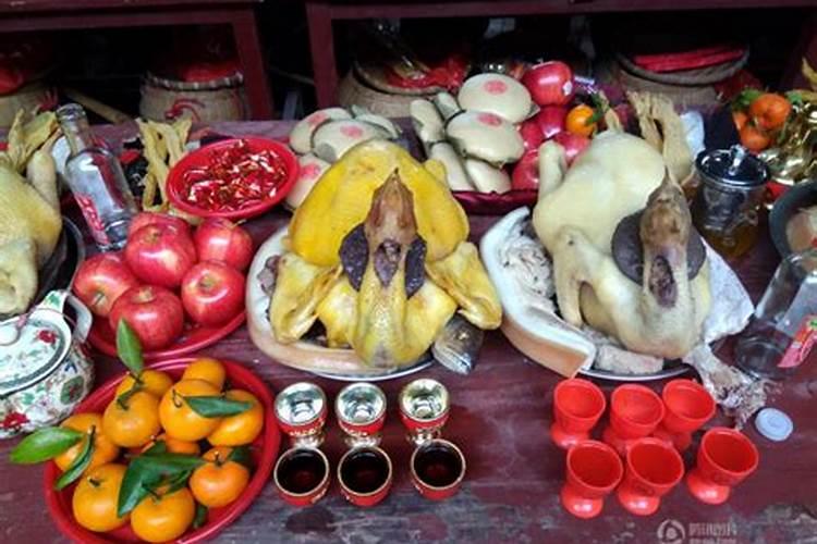 七月十五祭祖供奉什么物品？