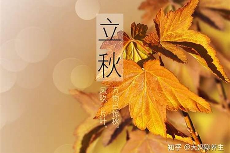 立秋是农历的节街出解节