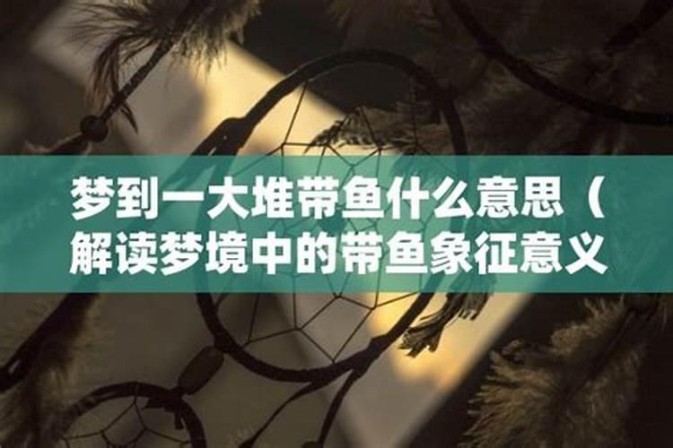 梦到一大堆鱼啥意思？
