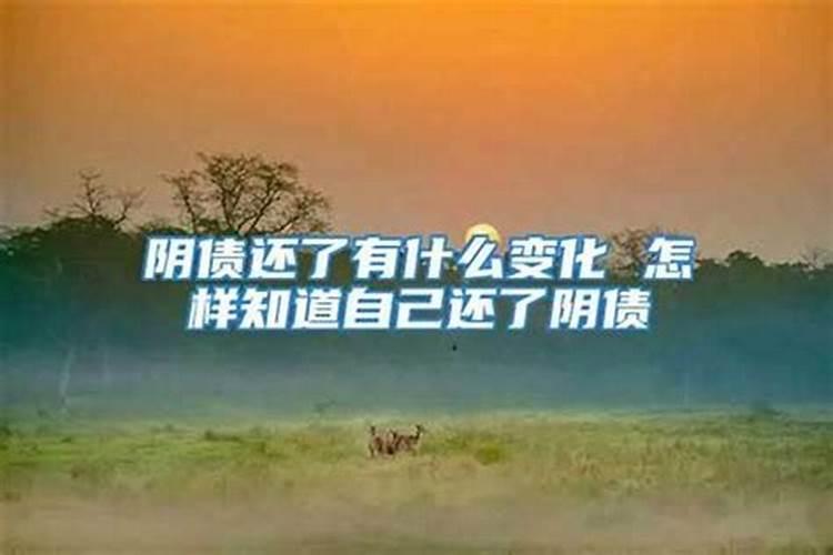 怎么知道自己有阴债？