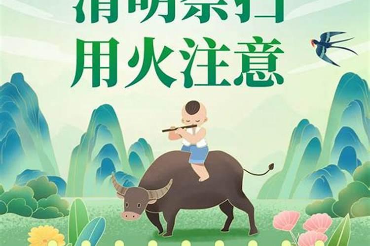 清明节防火安全教育注意事项